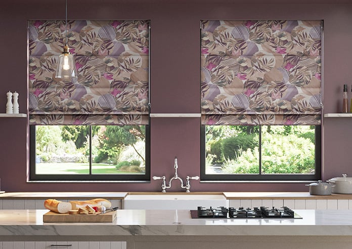 Osaka, Lotus - Motorised Roman Blind - Image 3
